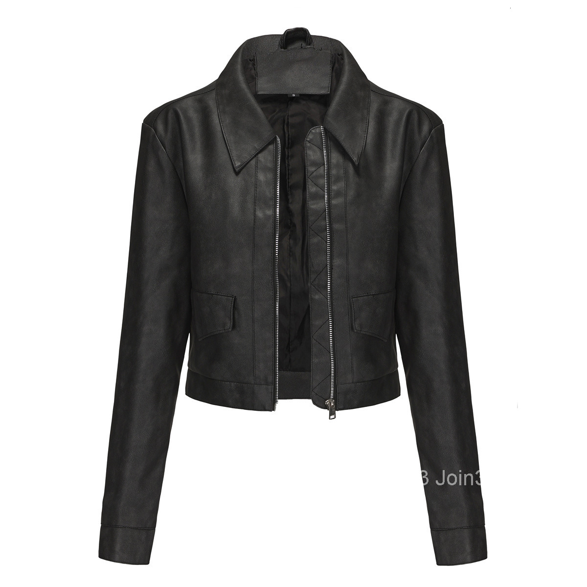 Fashion Spring and Autumn New Thin Leather Jacket Womens Long Sleeve Casual Womens Coat Fashion Leather Jacket Join3