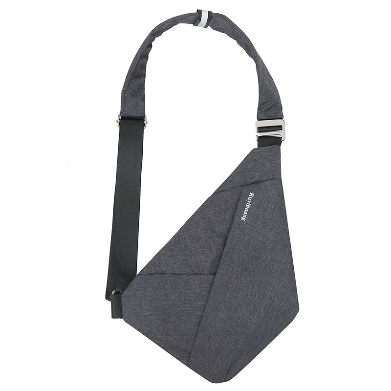 digital gun single shoulder chest trendy brand crossbody, close fitting anti-theft men's sports motorcycle riding small bag designer bag