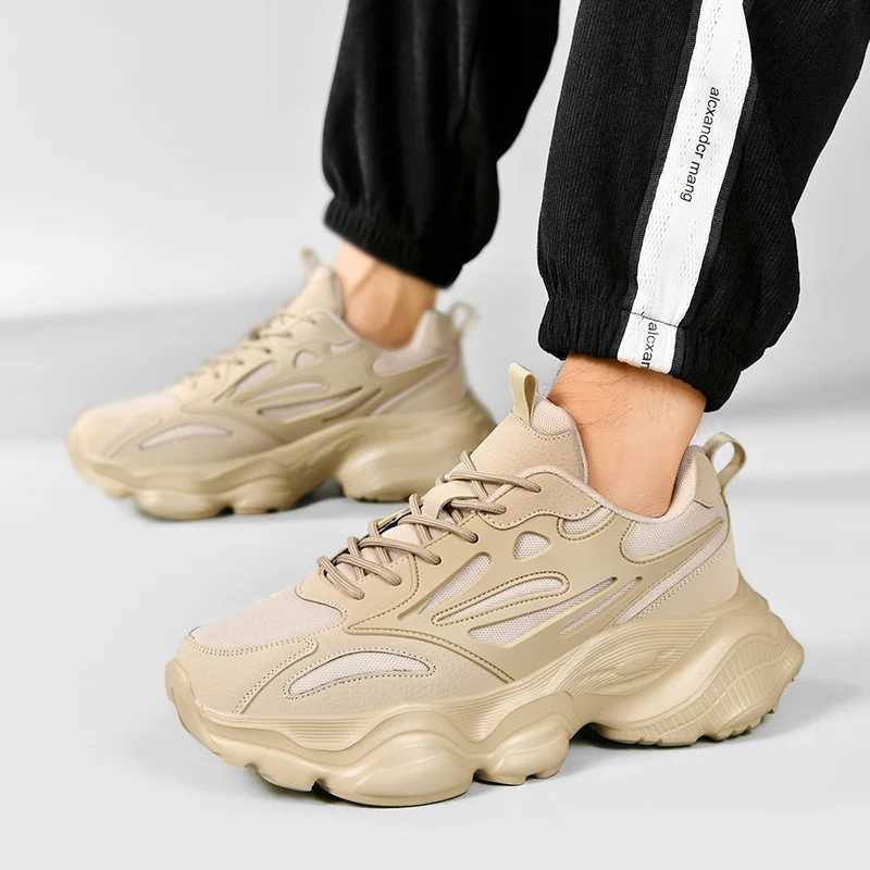Trend Mens Sneakers Trend Platform Sport Walking Shoes Male High Quality Street Athletic Basketball Shoes Sneakers Men Good Y250314