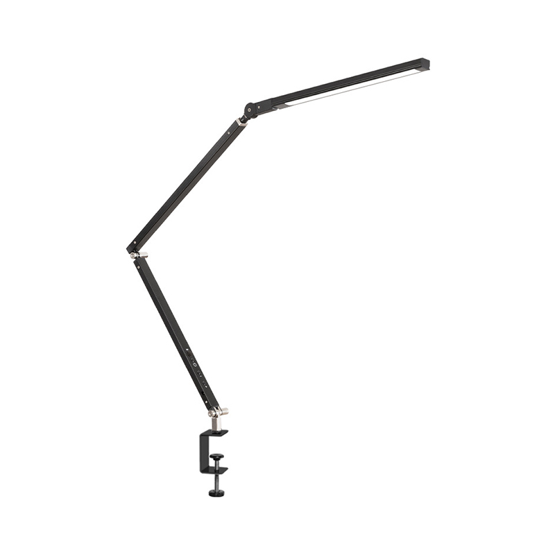LED Desk Lamp Eye-Caring Lights for Home Office 3 Modes 5 Brightness Long Flexible Adjustable Lamps Metal Swing Arm Architect Task Table Light with US
