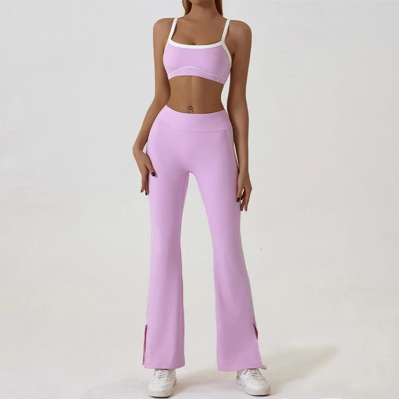 Cloud Hide Women Yoga Suit Gym Fitness Set SEXY Lady Two Piece Sports Tracksuit Workout Pilates Outfits Running Clothes 250314