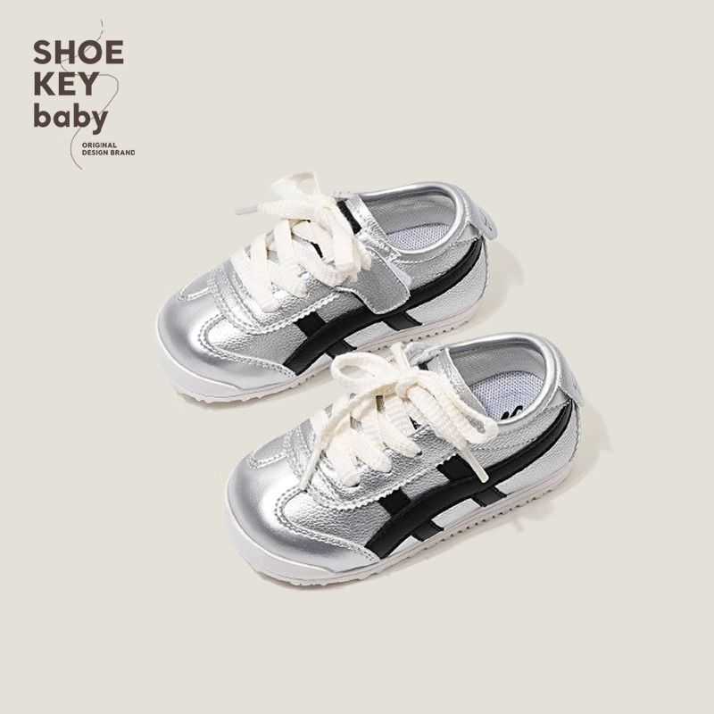 Athletic Outdoor Boys sports shoes spring styles girls shoes silver Forrest casual shoes soft soled womens baby board shoesY2503141FUF