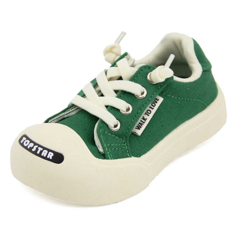 Athletic Outdoor TS Childrens Shoes Childrens Canvas Shoes 2025 Spring and Autumn Girls Board Shoes Boys Baby Shoes Kindergarten Indoor Shoes TrendY25