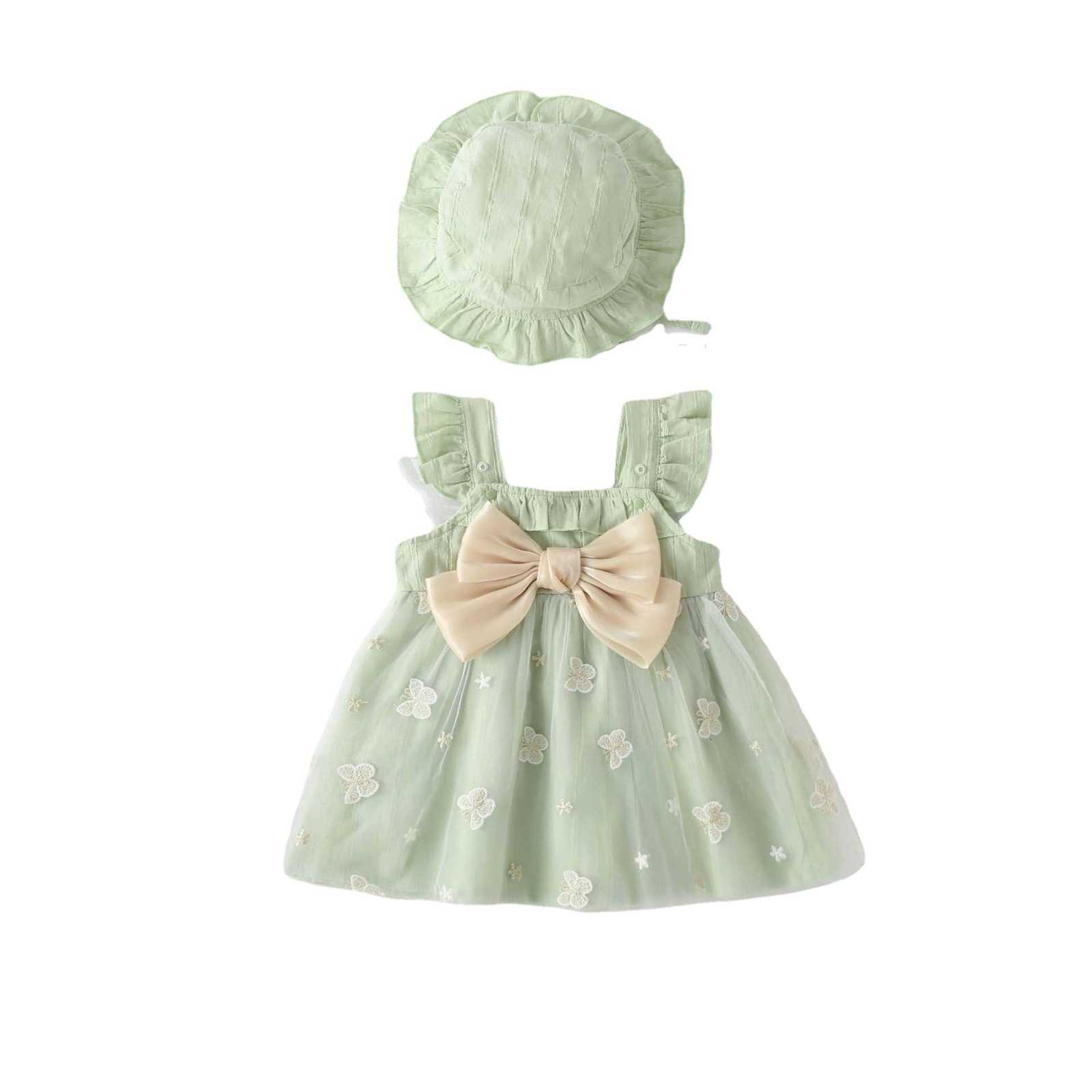 Girl's Dresses Girls' Dress 2024 Spring and Summer New Baby Girl Countryside Style Dress Baby Children's Princess Dress