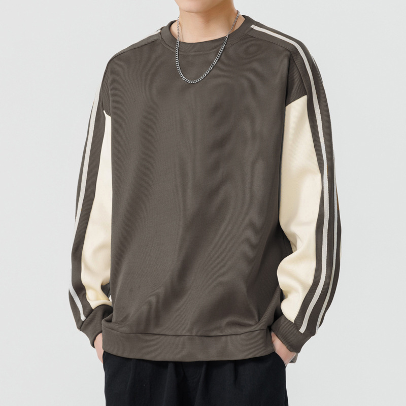 TB03141 Spring and summer men's trendy sweatshirts new style fashion loose round neck