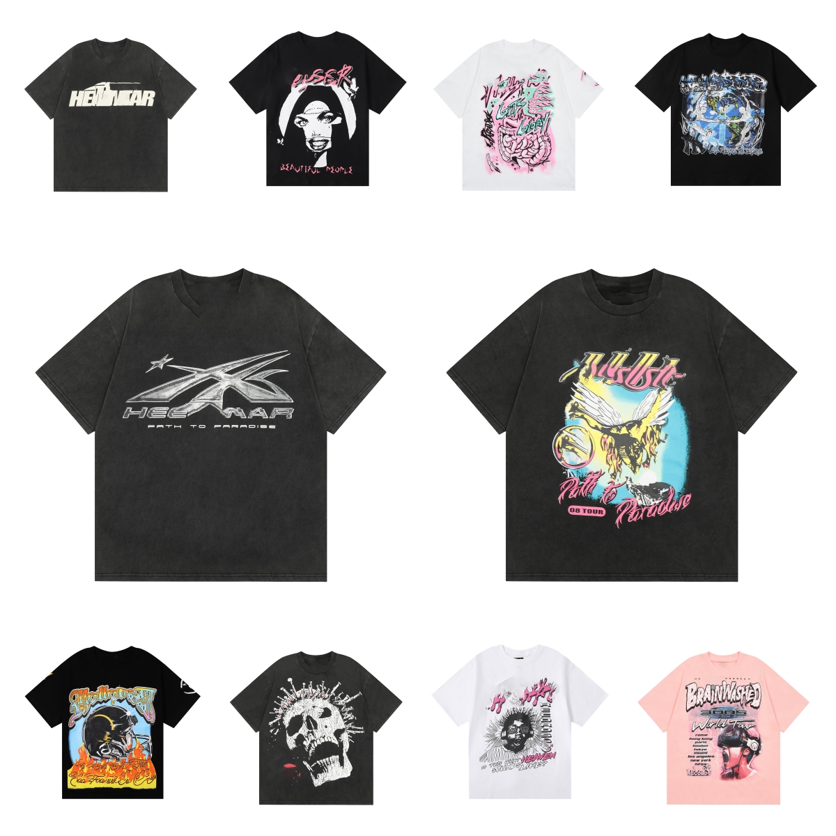 Designer Mens T Shirt Men Womens Shirts Summer Fashion clothes Tshirt Wash Letters Casual streetwear Washed Short Sleeve Man Tee Woman Tops Clothing Size S-XL