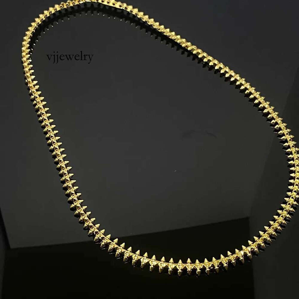 clash designer Necklace for women necklace length 50 and 55 CM rose sier top counter quality gold plated jewelry