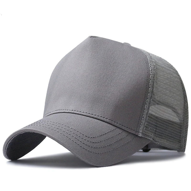 Big Head Man Large Size Mesh Baseball Hats Male Outdoors Plus Size Sport Caps Dad Oversize Trucker Cap 56-61cm 62-68cm 250314