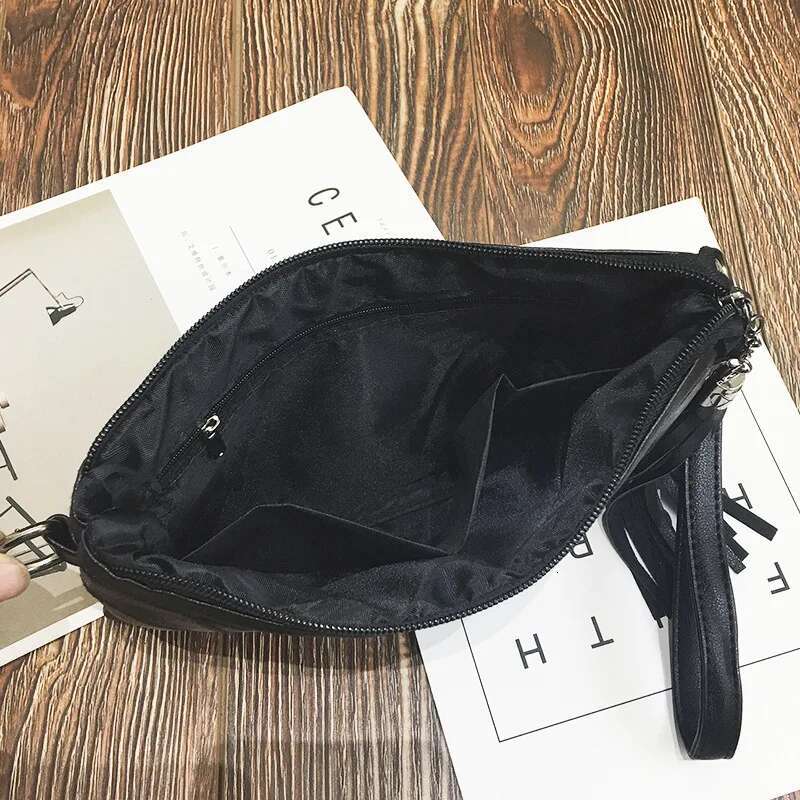 2025 New Tassel Women's Bag Designer Fashion Tassel Handbag Leather Women's Crossbody Bag Women's Bundle