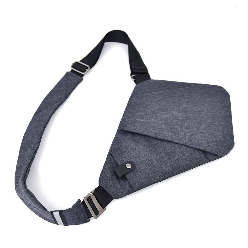 backpack men's chest, crossbody sports backpack, multifunctional close fitting one shoulder anti-theft bag designer bag