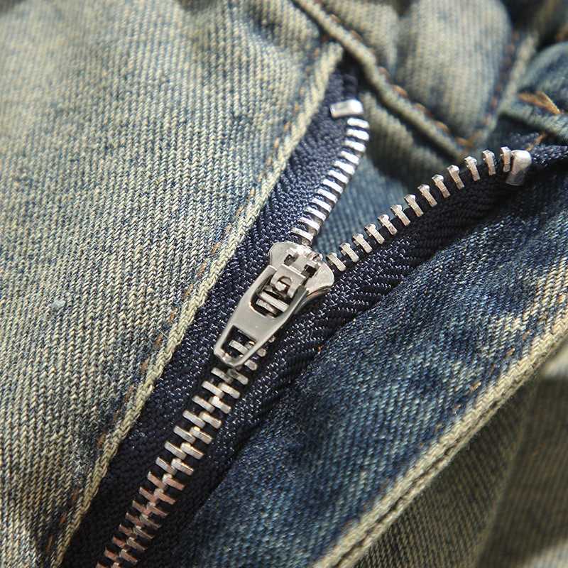 Men Do Old Casual Jeans fashion handsome classic everything wear durable fabric comfortable skin-friendly casual handsome pantsT250315