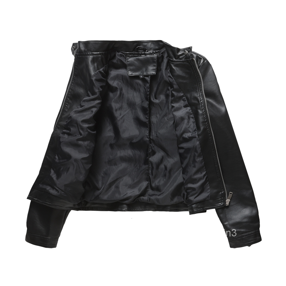 Fashion New Womens Leather Long Sleeve Spring and Autumn Thin Jacket