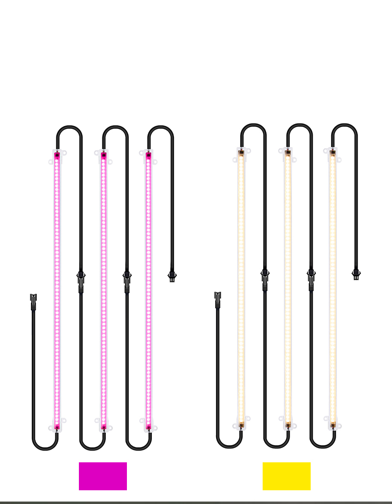 Professional Grade Full Spectrum LED Grow Light Strips - Includes Remote Control for Easy Adjustment