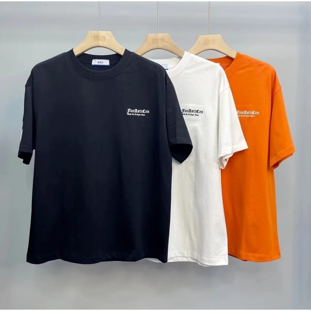 Designer Pure Cotton Men's T-shirt 2025 Summer Urban Style Half Sleeve Casual To Fashion Round Neck T-shirt Street Printed Blue Fat Laser T Versa