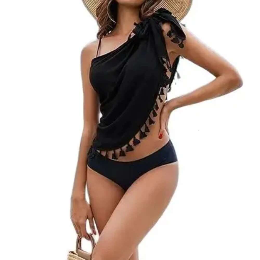 2024 Women Sarong Covers Sexy Short Silk Chiffon Swimwear Skirt Wallet Beach Swimwear Cover Ups With Glands Swimwears