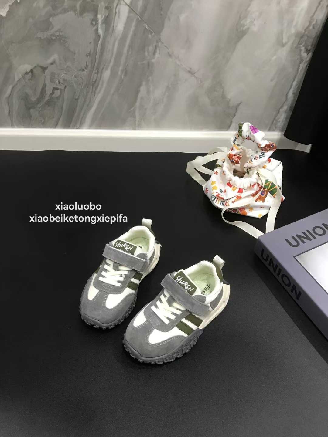 Athletic Outdoor Childrens Shoes 2025 Spring Edition Girls Personalized Durian Bottom German Training Forrest Gump Shoes Anti slip Boys and StudentsY2