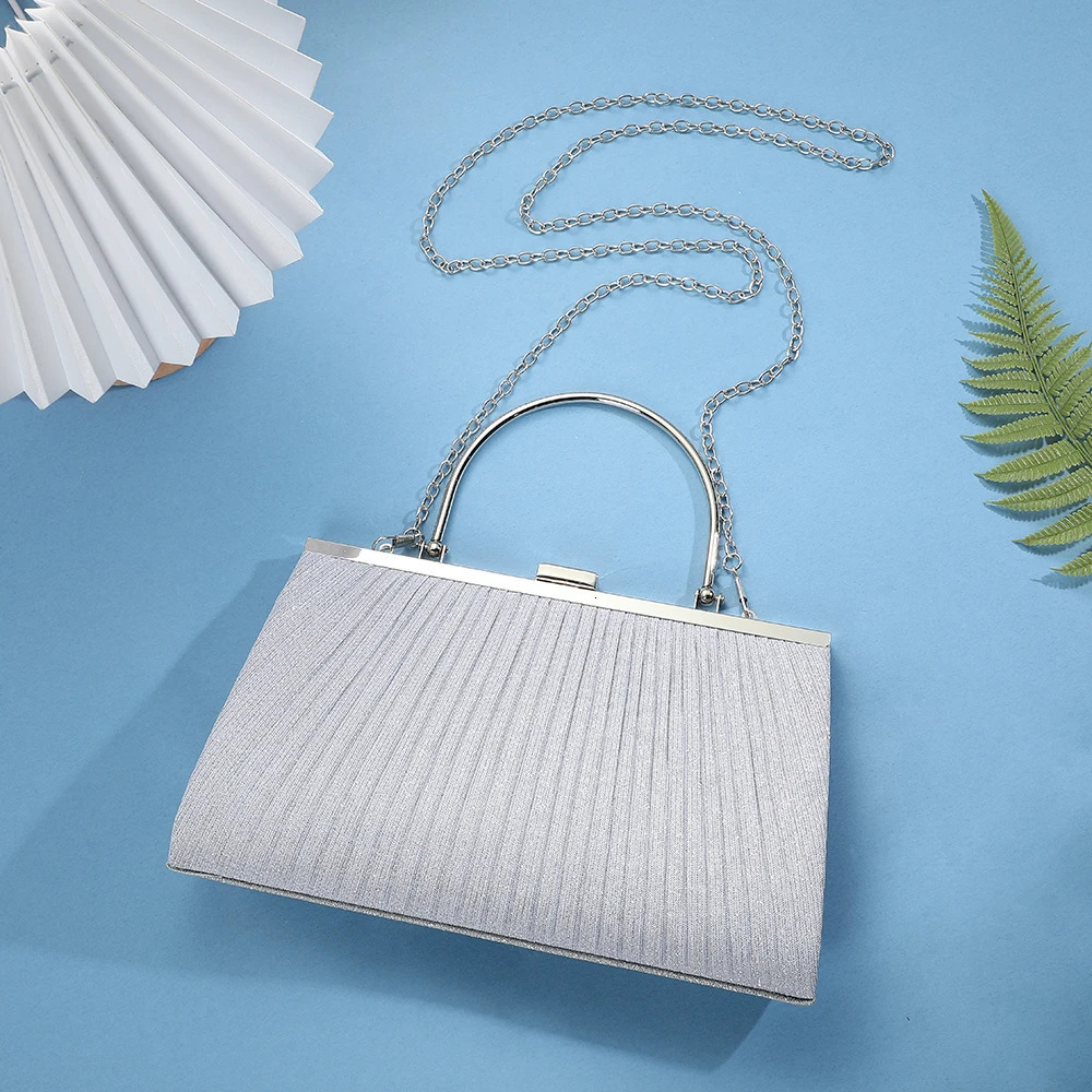 Arrival chains Tote purse and handbags ladies party full dress evening clutch hand bag for Wedding 250311