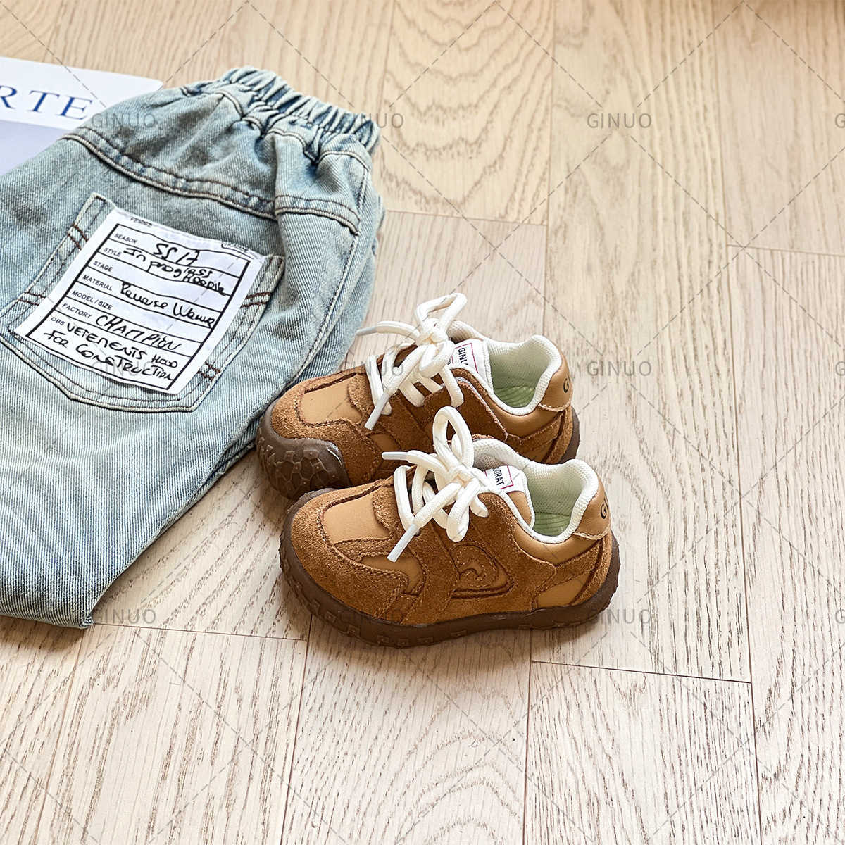 Athletic Outdoor 16-30 Childrens sports shoes walking shoes baby girls soft soled baby shoes spring and autumn styles boys casual shoesY250314RBXX