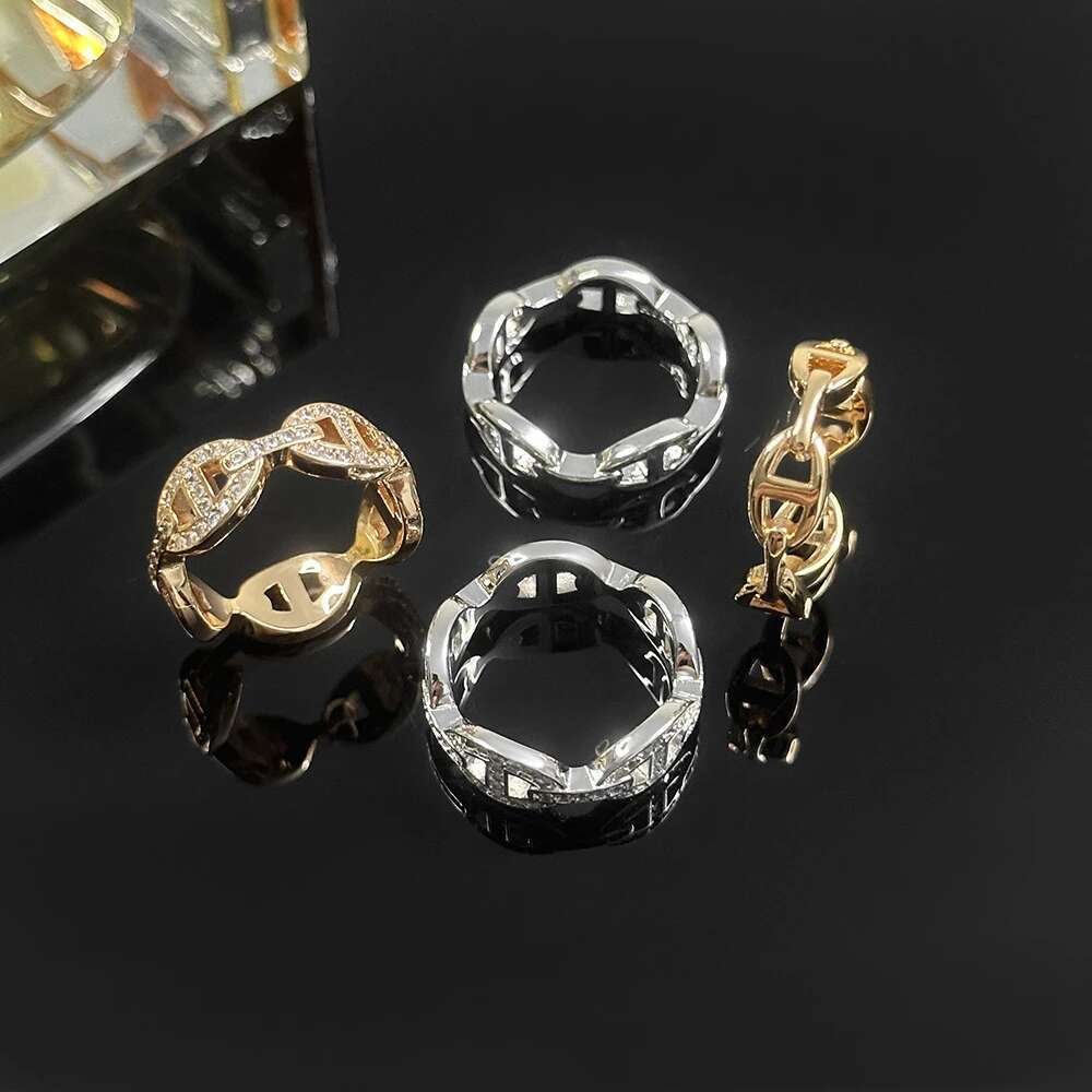 Personality Fashion Hollowed Out Full Dia Rings Wedding Jewelry Accessories Holiday Gifts For Women female