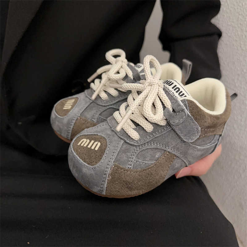 Athletic Outdoor 2025 autumn winter casual suede board for boys and girls fashionable soft soled sports cotton shoes childrens shoe H260130