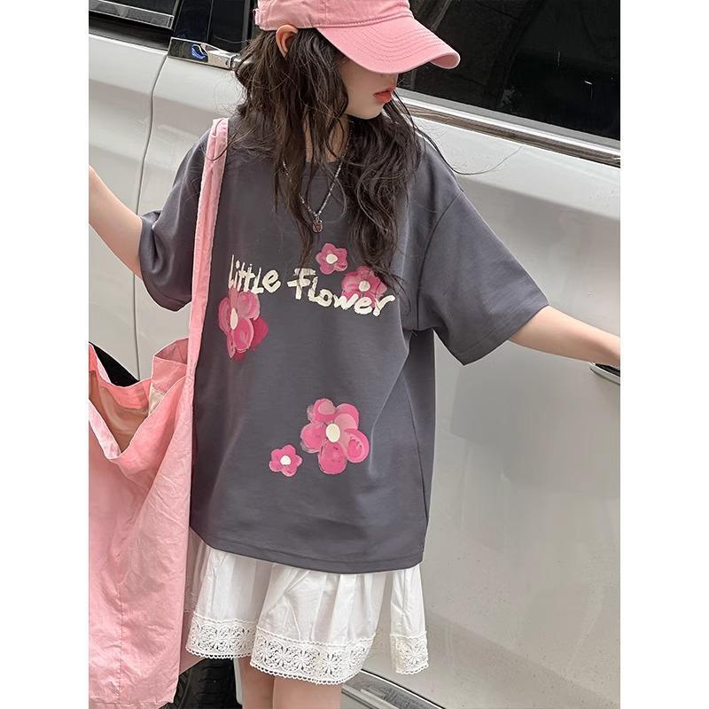 Ddmyshoesvip Pure Cotton Women S Clothing T Shirt Short Sleeved Girls American Summer Fashion Trend Ins