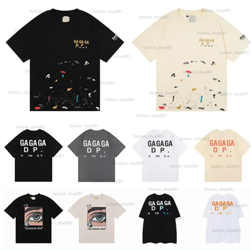 designer t shirt mens High street couple gloss embroidery tee womens cotton print clothes fabric printing colorful fashion Loose form simple tee