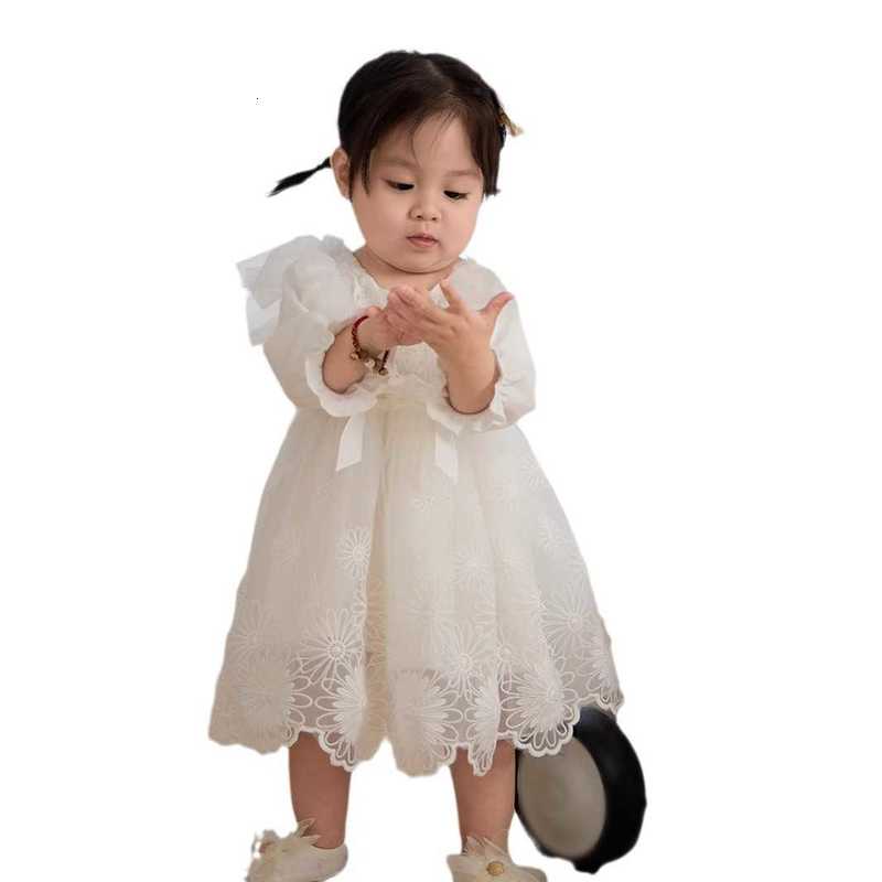 Girl's Dresses Women's Treasure One Year Old Dress Autumn Women's High End Baby Dress Long Sleeve New Baby Dress