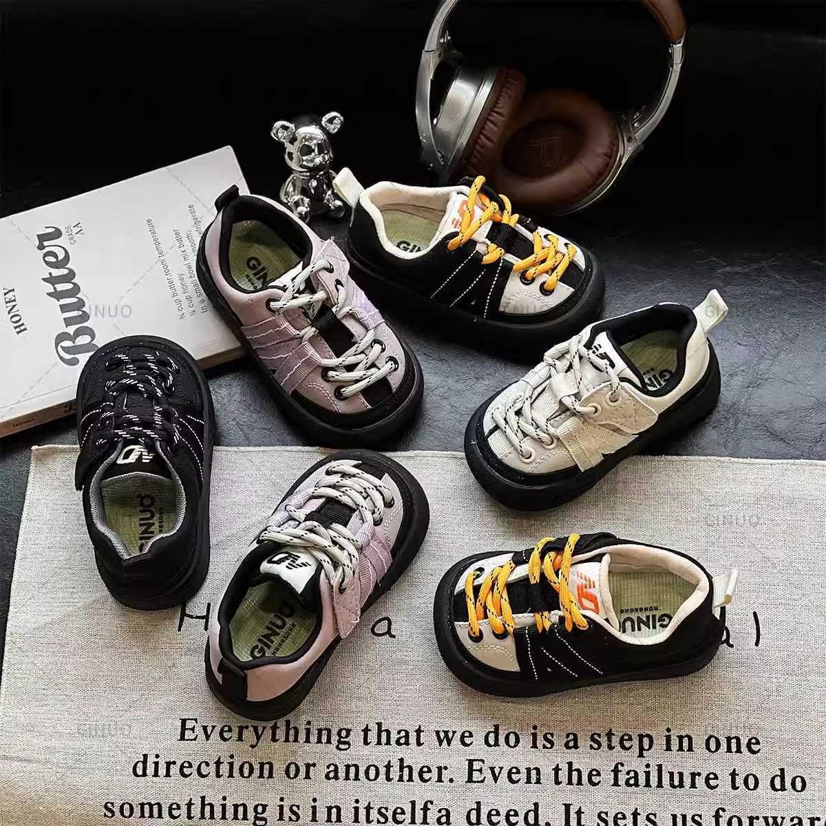 Athletic Outdoor Zhigu Home 2025 Spring Versatile Boys Soft soled Comfortable Sneakers for Girls Dopamine colored Preschool SneakersY250314Q7W1