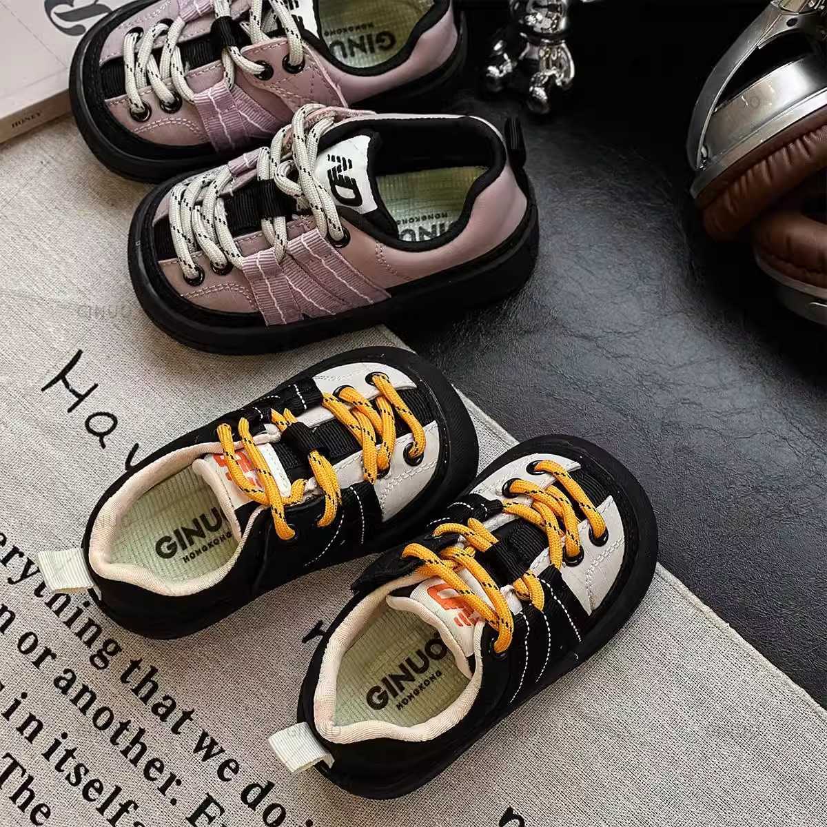Athletic Outdoor Zhigu Home 2025 Spring Versatile Boys Soft soled Comfortable Sneakers for Girls Dopamine colored Preschool SneakersY250314Q7W1