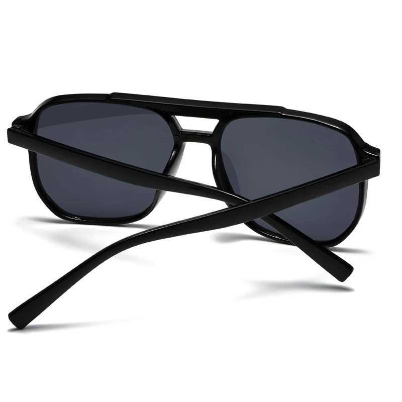 6-piece combination fashionable rivet double beam mens sunglasses leading sunglasses for cross-border driving W250315