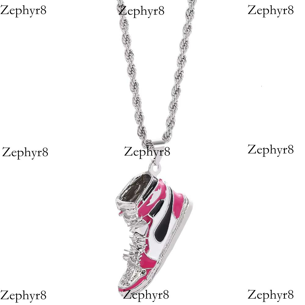 2025 New model Cool Collar Street Style Fashion Environmental Protection Punk Hiphop Rapper Men Sports Shoe Pendant Jewelry Necklace