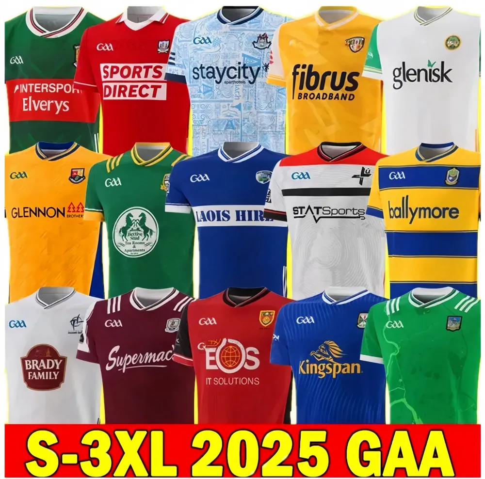 2025 GAA Rugby jerseys Louth Antrim Laois 24 25 Longford Cork Dublin Alternative Meath Kildare Roscommon Offaly Galway Cavan Down Football Club Jerseys Men kids
