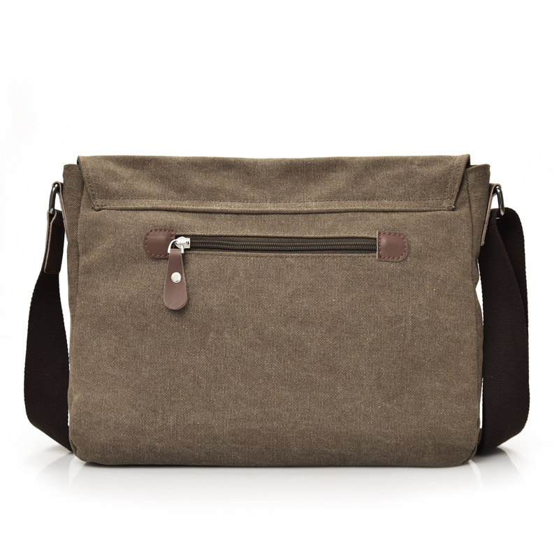Trendy Canvas backpack Casual Shoulder Men's Large Capacity Crossbody designer bag Horizontal