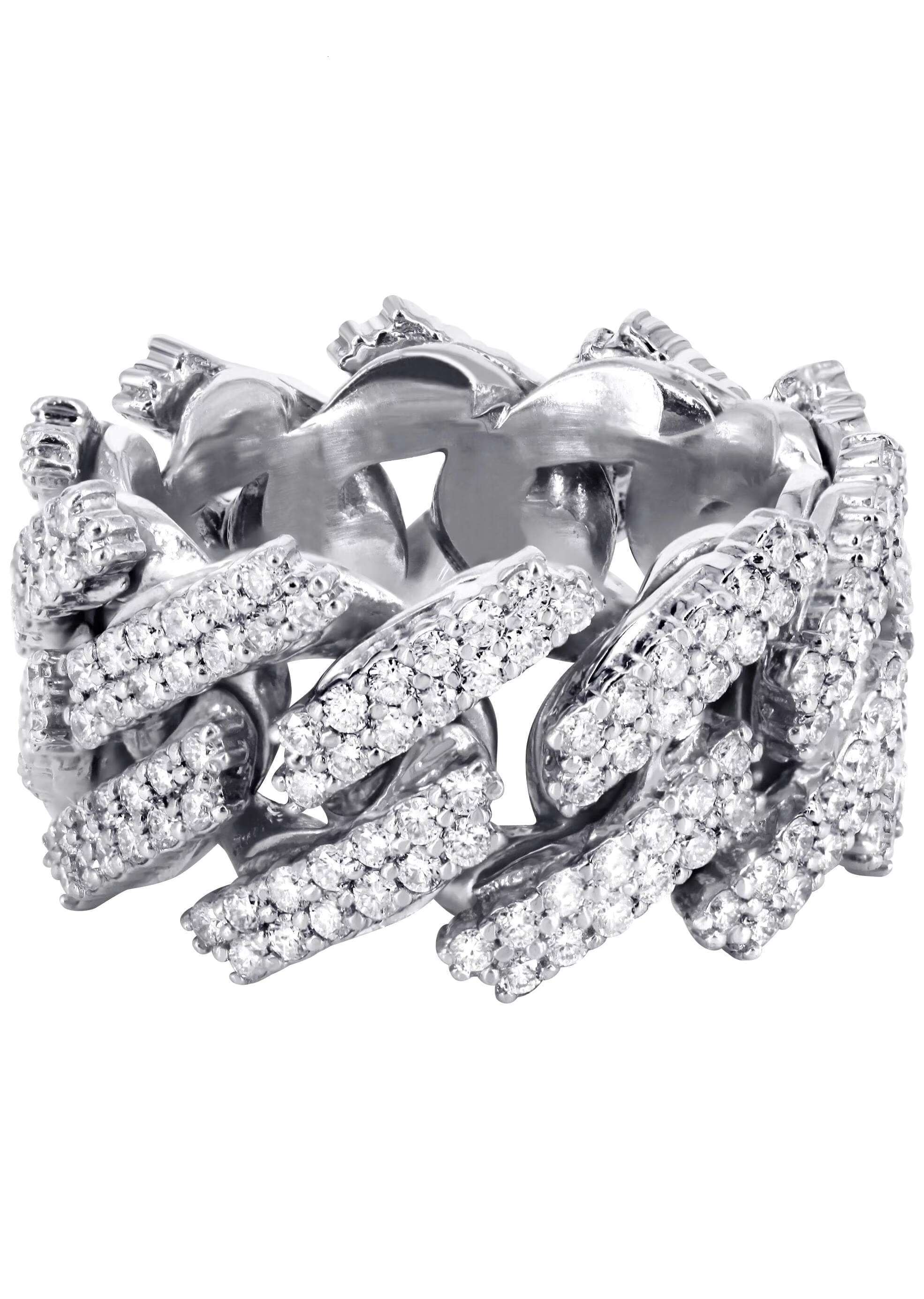 VVS Moissanite sterling silver ring gold-plated men's and women's high-end jewelry wedding test passed