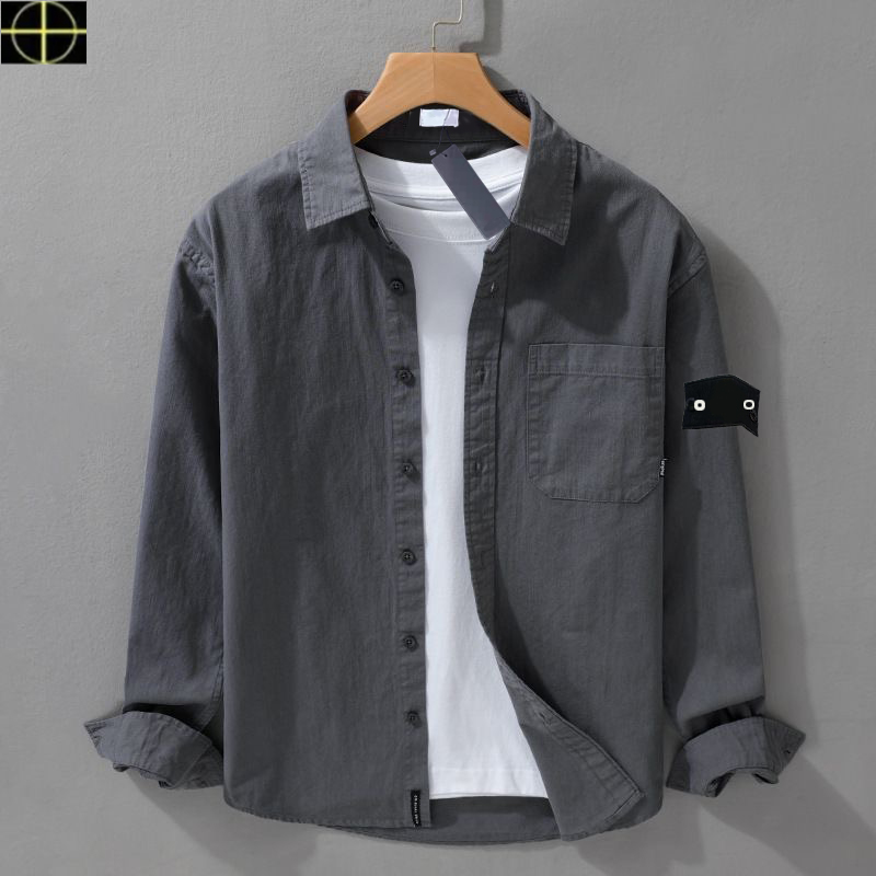designer jacket men dress shirt jacket summer mens jacket fashion long sleeve shirt top button shirts coat long sleeve overshirt designer clothing