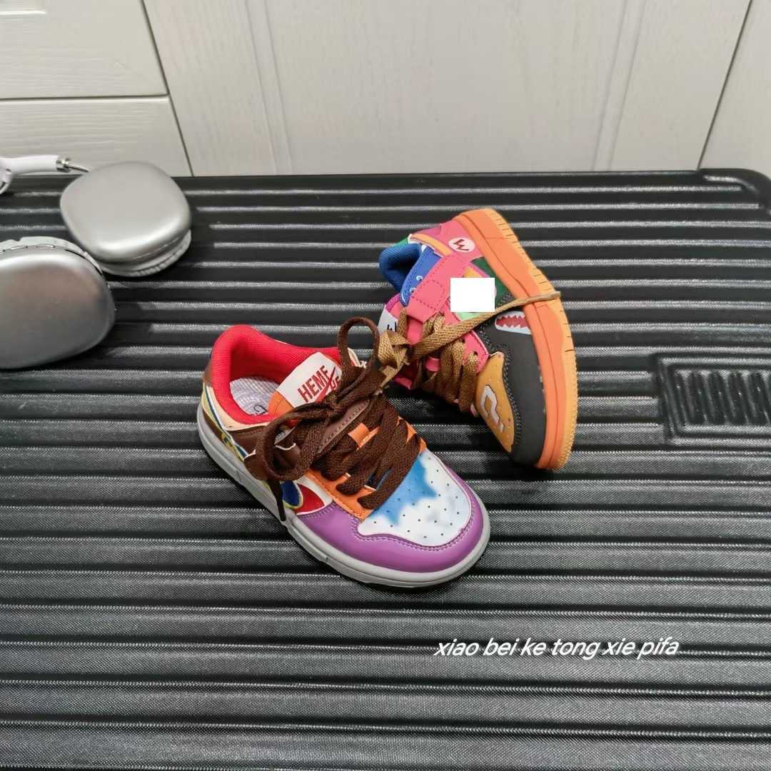 Athletic Outdoor Childrens shoes cool and comfortable for boys AB mandarin duck sports shoes new autumn 2025 girls lightweight student board shoesY250