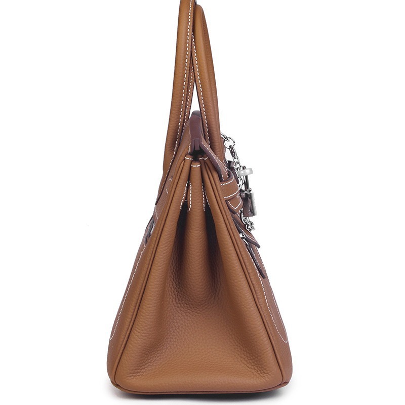 Guangzhou Baiyun Top Layer Cowhide Genuine Women's Leather Bag, Versatile Handbag, Crossbody Bag For Women