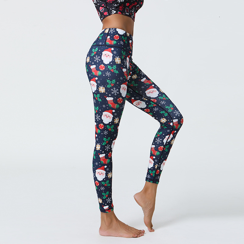 New leggings themed printed yoga pants, brushed nude, tight fitting leggings, sports and fitness pants tracksuit