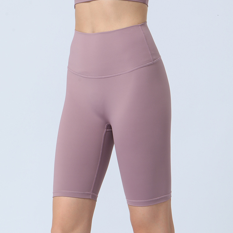 nylon tracksuit suede no T awkward line yoga women's high waisted five point shorts cycling sports fitness pants leggings