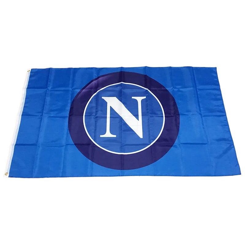 Italy Napoli FC Type B Welcome Party Festival Banners 100D Polyester With Two Brass 3x5ft (90*150cm) Polyester Flags Garden Flag Festive Gifts 0289