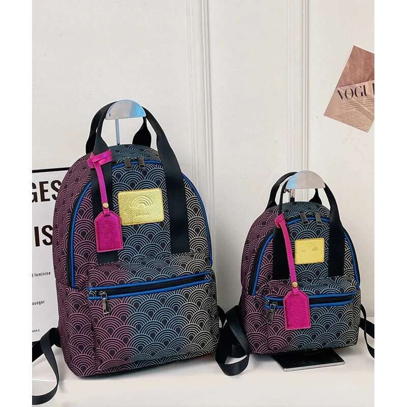 London 2025 New Backpack Bag, Designer Brands Women's Shoulder Bags Mini, Fashion School Student Large Bag Female