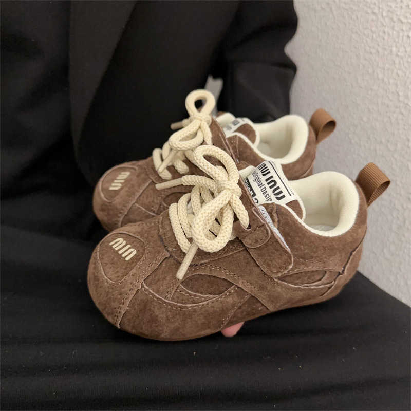 Athletic Outdoor 2025 autumn winter casual suede board for boys and girls fashionable soft soled sports cotton shoes childrens shoe H260130