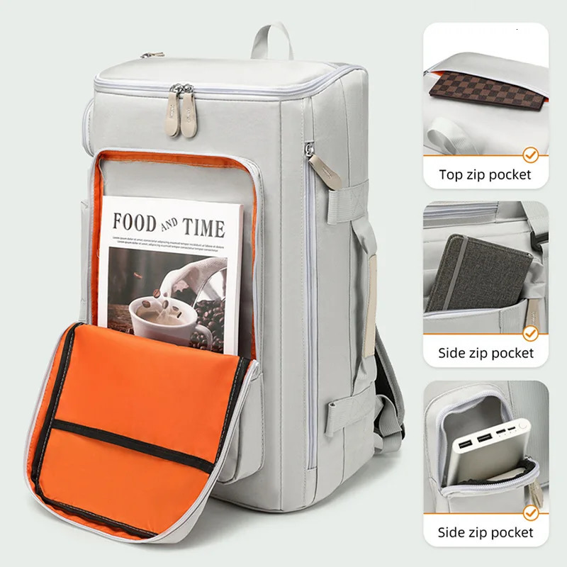 Large capacity fitness bag travel backpack wet separation shoulder outdoor sports yoga training 250314