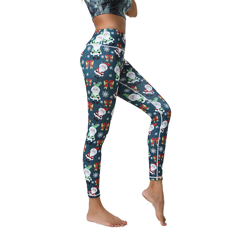 New leggings themed printed yoga pants, brushed nude, tight fitting leggings, sports and fitness pants tracksuit
