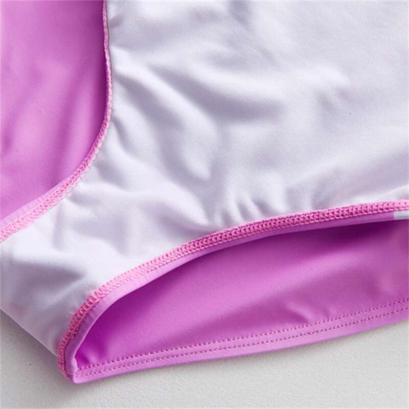 Girl's one-piece swimsuit, unicorn, bare back, summer