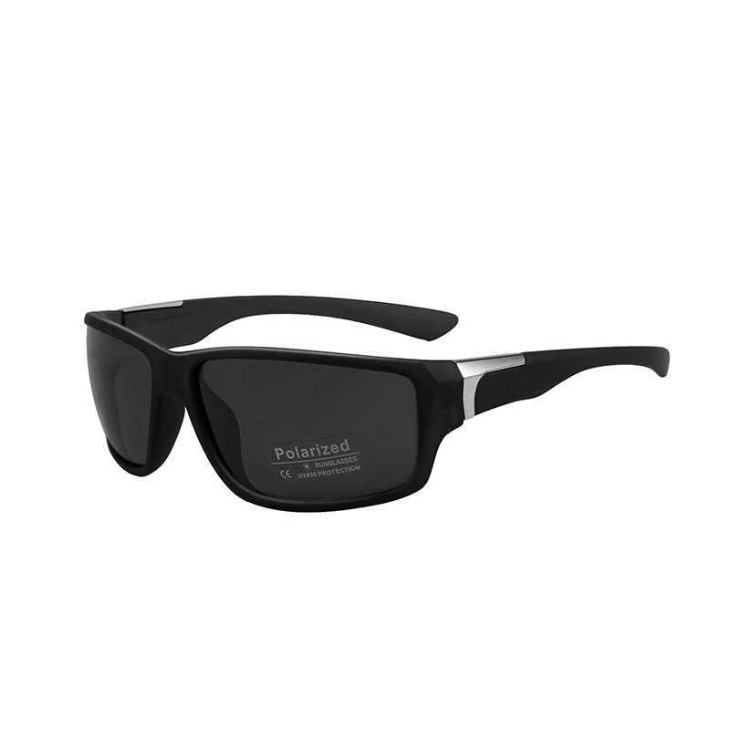New polarized sunglasses for men fashionable unisex sporty Busin black sunglasses UV400 driving sunglasses for men W250315