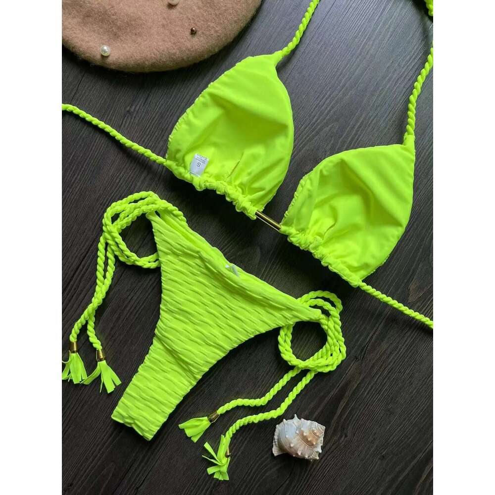 RUOTONGSEPT Sexy Bikini Set 2023 Swimwear Women Swimwear Push Up String Brazilian Swimwear Beachwear Bikinis Swimmer Woman