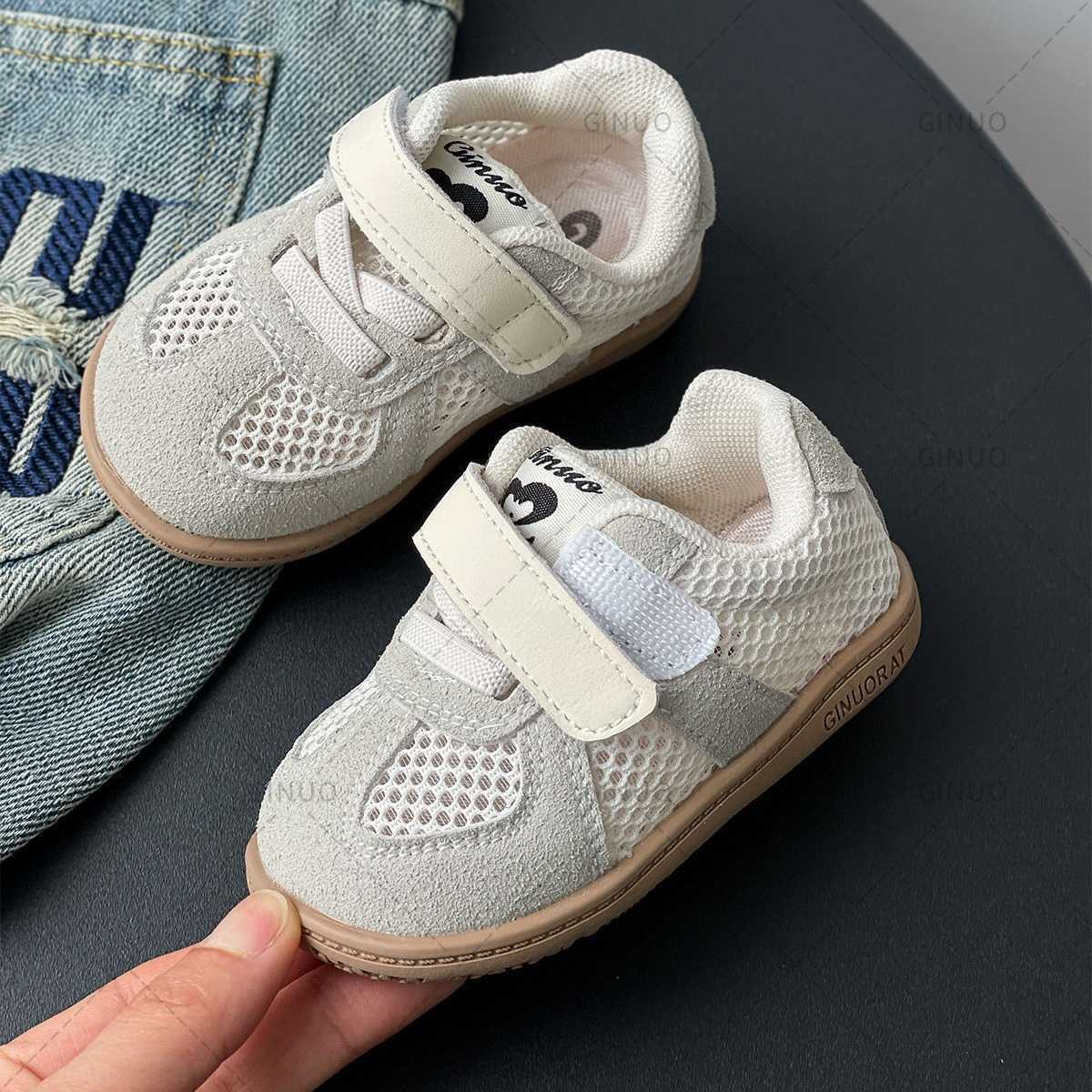 Athletic Outdoor 15-30 Baby spring and summer baby walking shoes soft soled breathable mesh shoes girls board shoes boys sports shoesY25031430JE