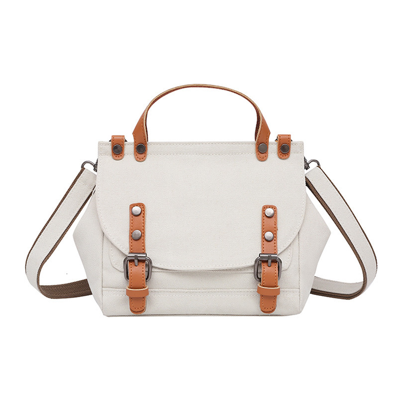 Canvas backpack for women, Korean version versatile casual crossbody, trendy women's fashion handbag, shoulder designer
