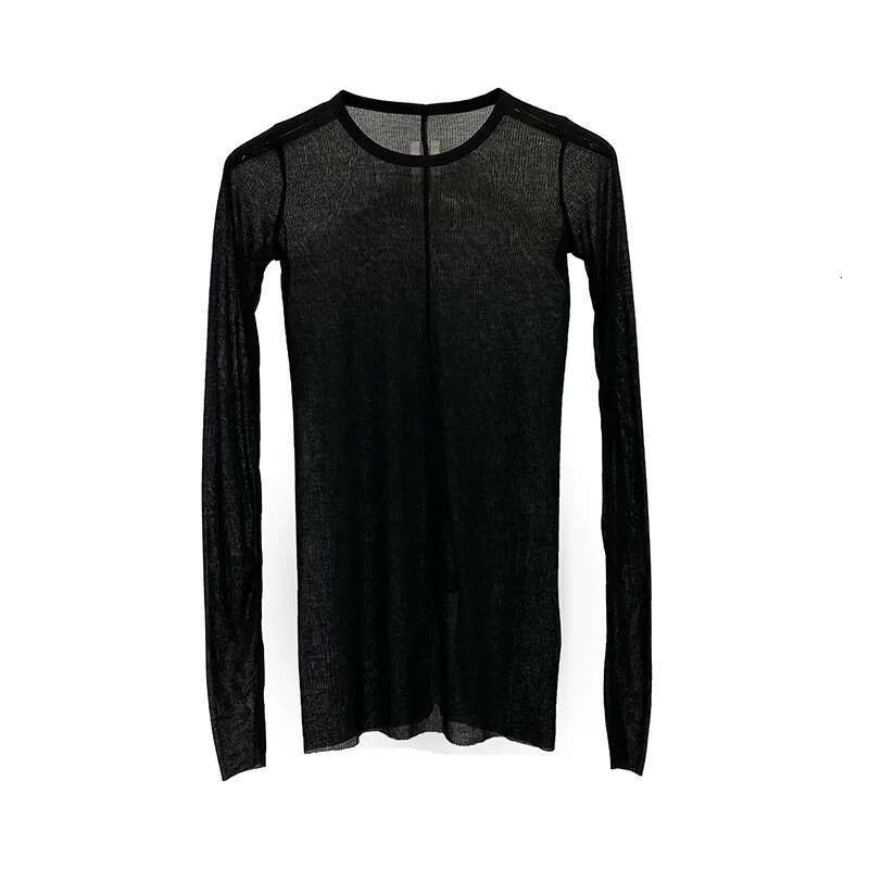 Owen Seak Women Bottoming T Shirt Tops 100%Cotton Gothic Clothing Summer Blacktees